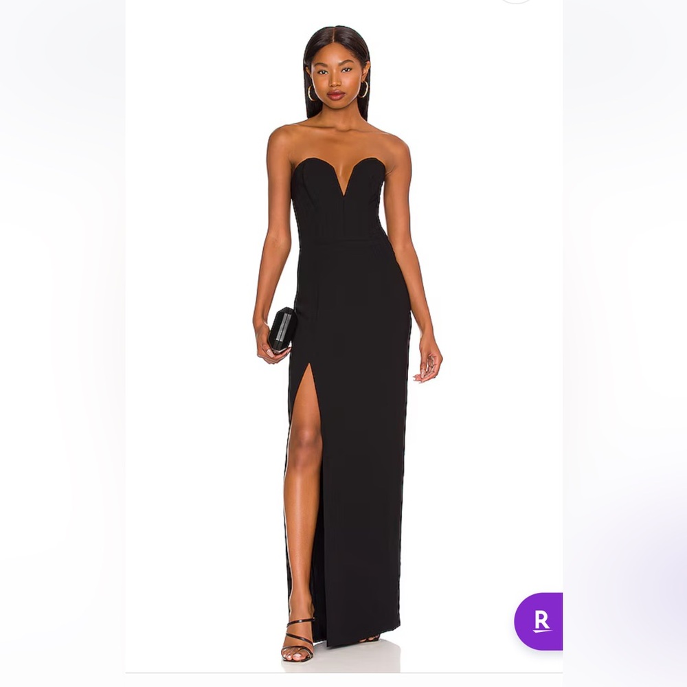 Amanda Uprichard Cherri Gown in Black